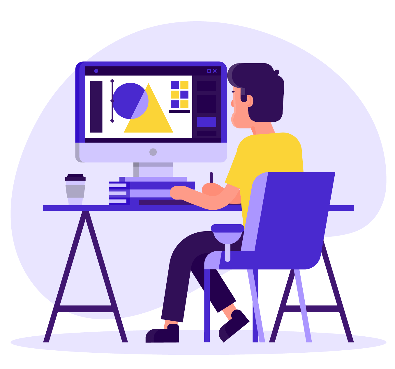 Icono de diseño de blog.